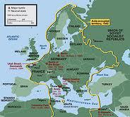 Sarcastic Map of Wartime Europe